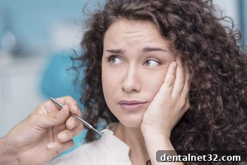 Dentist preparing for a tooth extraction procedure in a modern clinic