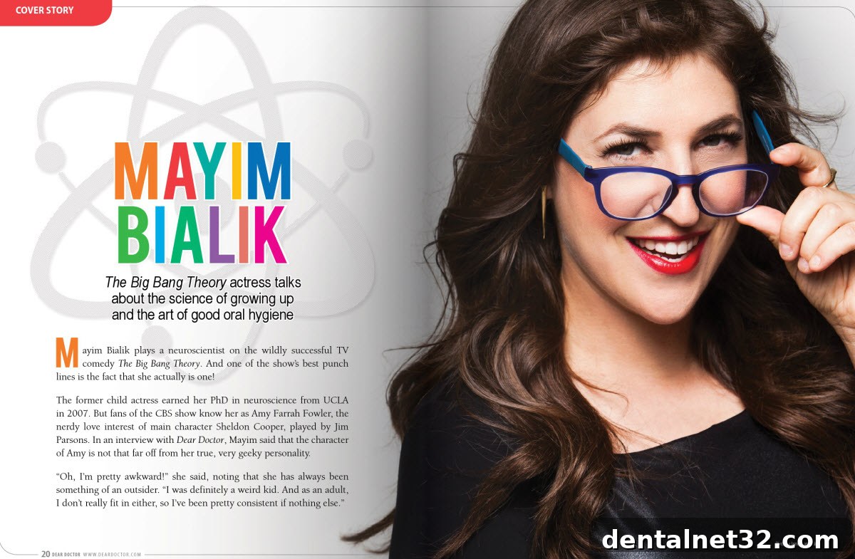 Mayim Bialik Shares Her Blueprint for Perfect Oral Hygiene 2 Mayim Bialik smiling, highlighting her focus on oral hygiene