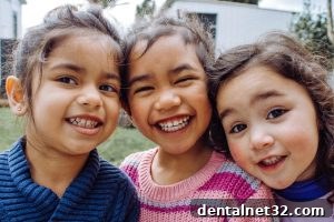 Tiny Teeth Big Smiles 2 A young child smiling and showing their clean teeth at the family dentist