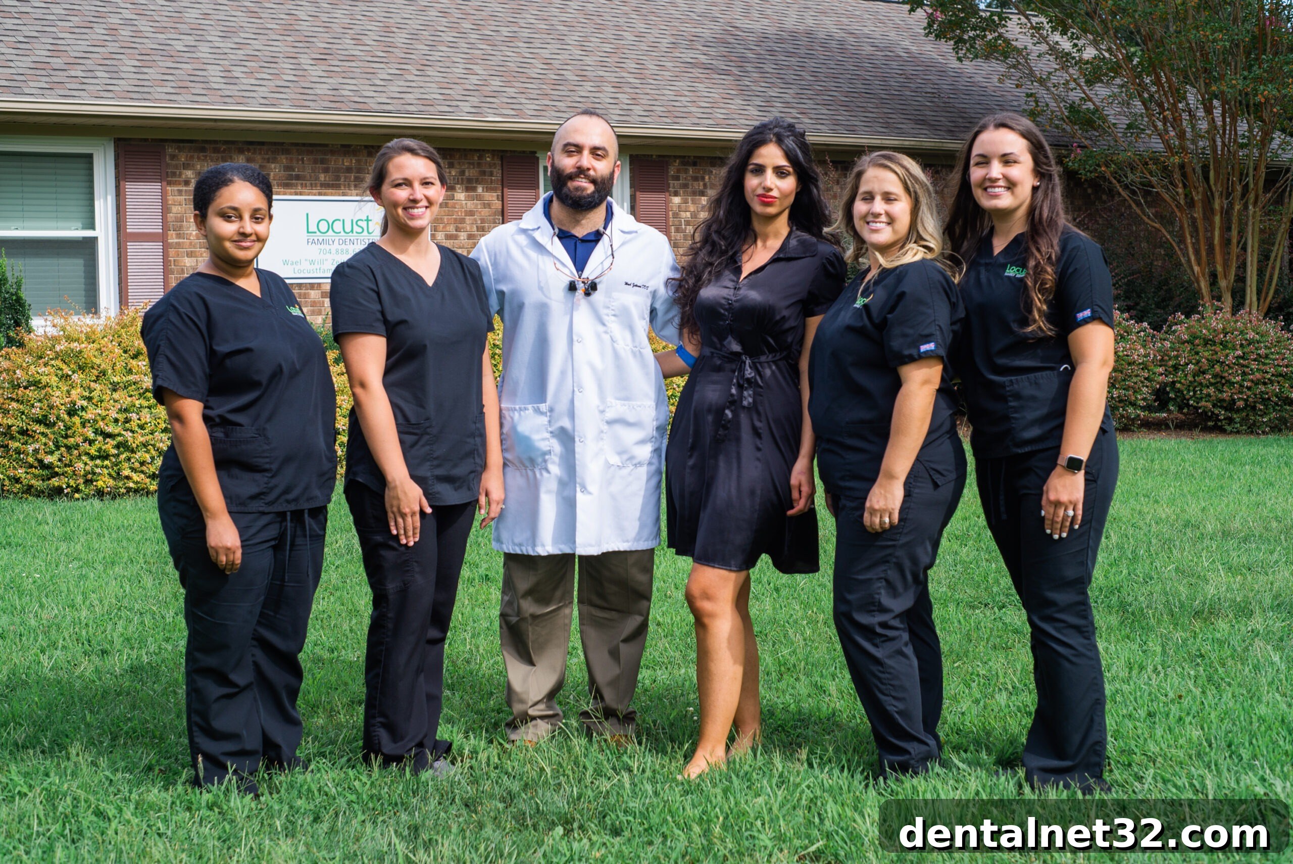 A close-up of a perfect smile after getting cosmetic dentistry in Locust, NC