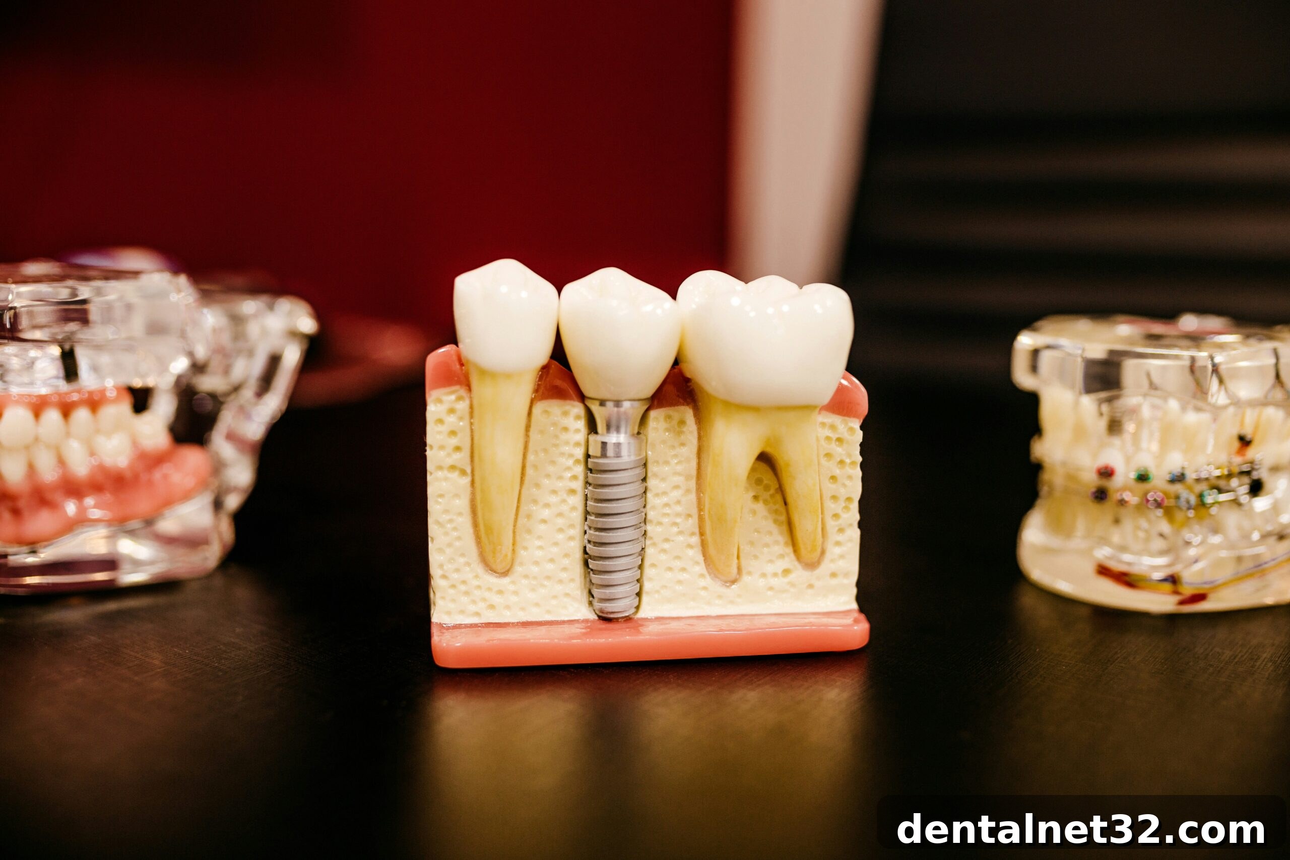 Decoding the Discomfort of Dental Implants 2 Dentist discussing the dental implant process with a patient, addressing concerns about pain.