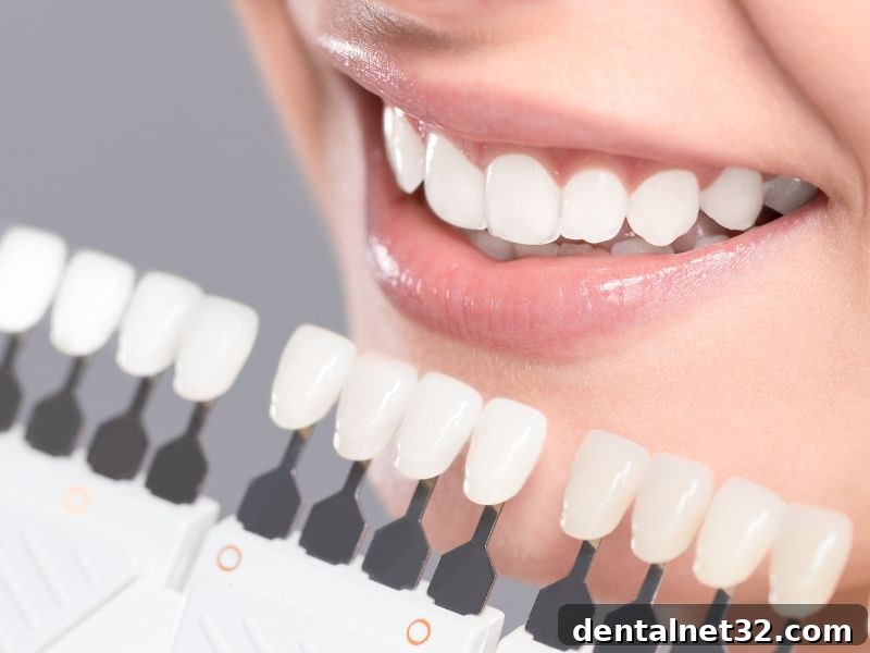 A smiling woman with bright, white teeth showcasing the benefits of professional teeth whitening